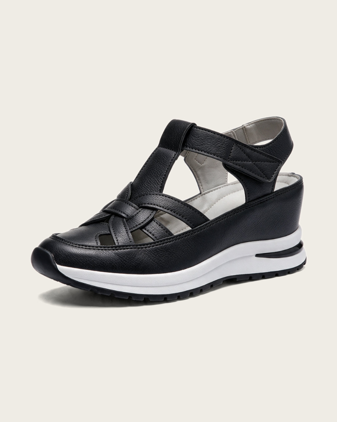 Vera Comfort | Women's Platform Sandals – Woven, Cushioned & Adjustable