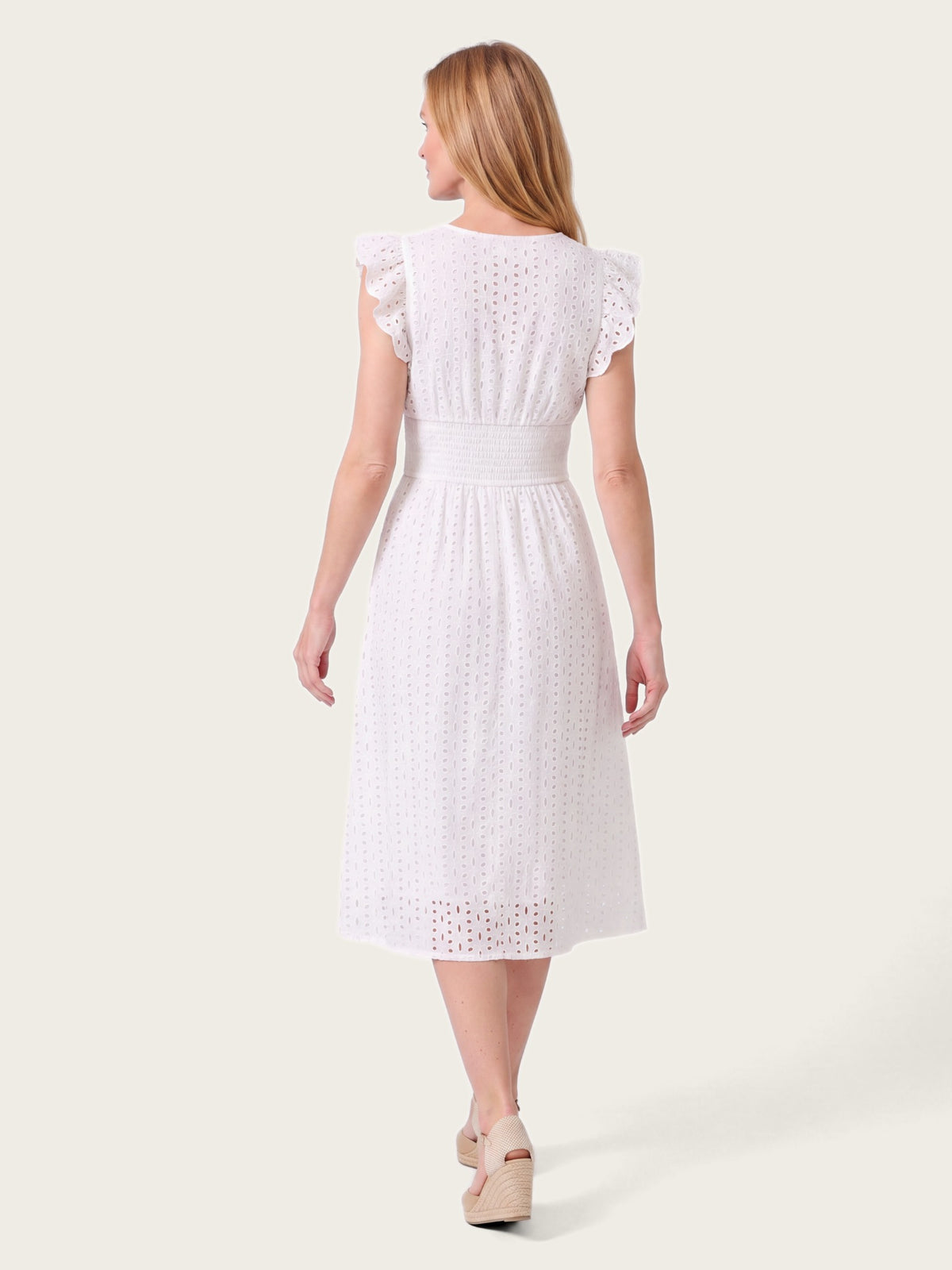Amara midi dress shown front on – LIRAE LONDON