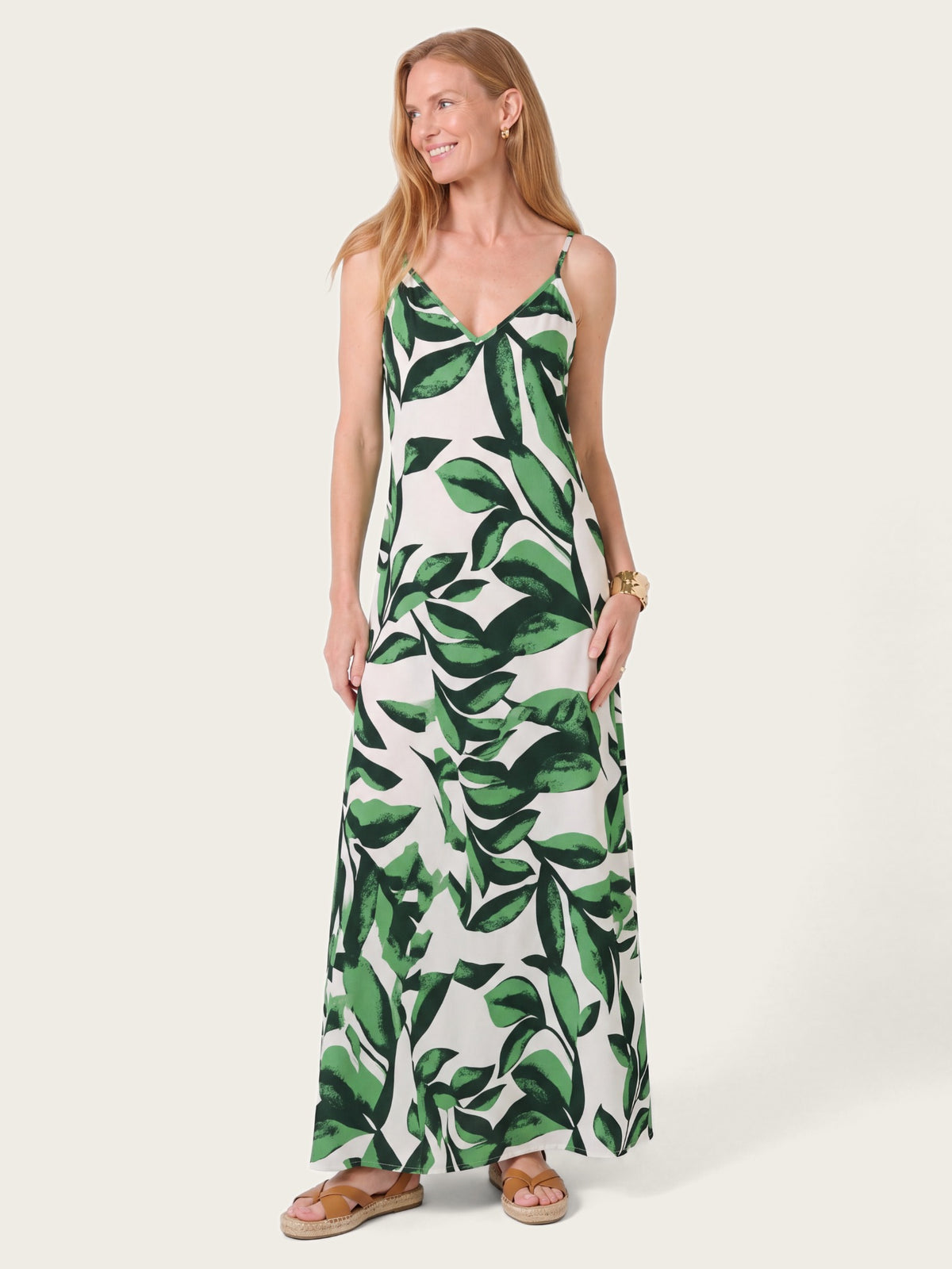 Bali Palm Print Slip Maxi Dress – LIRAE LONDON
