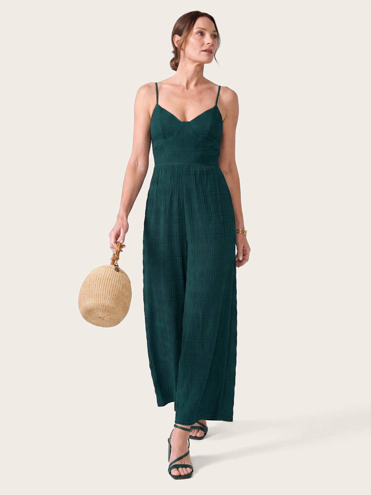 Florence Wide-Leg Jumpsuit with Tie-Back Detail – LIRAE LONDON