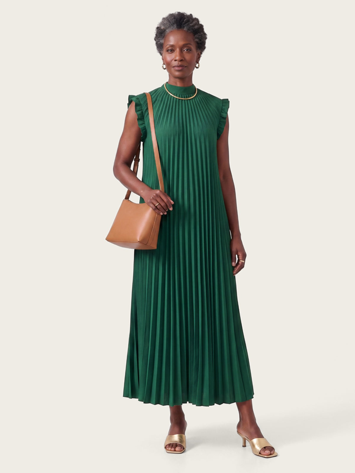Isabelle maxi dress styled for warm-weather occasions