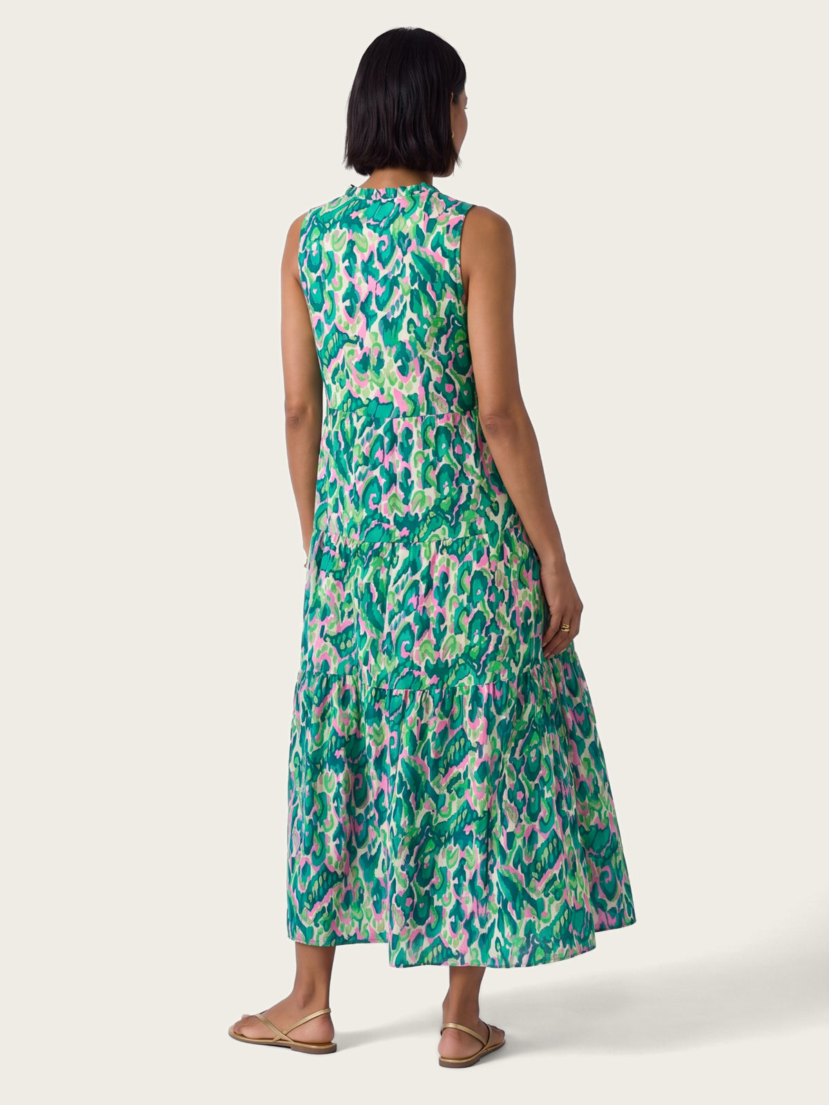 Marbella maxi dress shown front on – LIRAE LONDON
