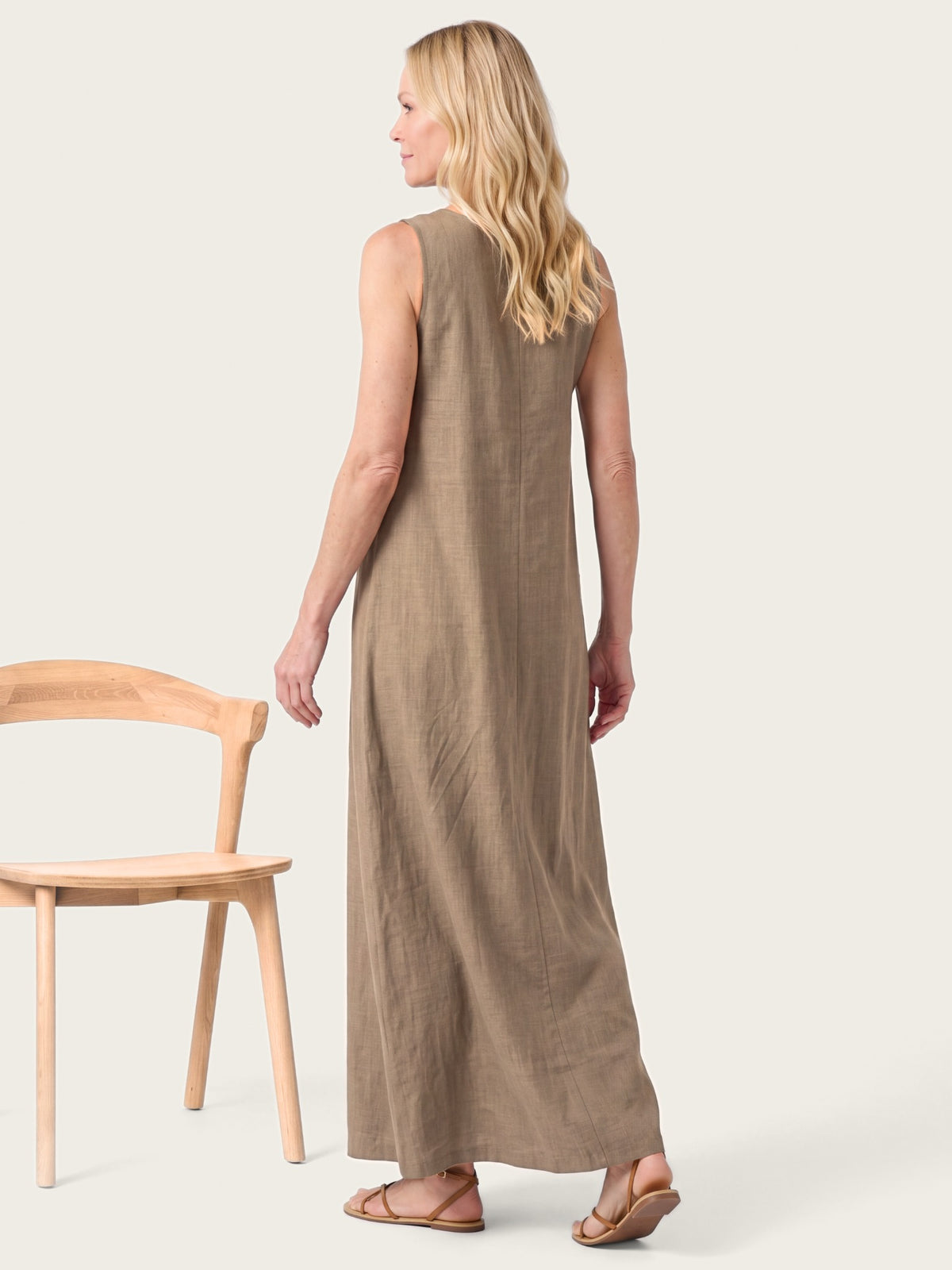 Margot maxi dress shown front on – LIRAE LONDON