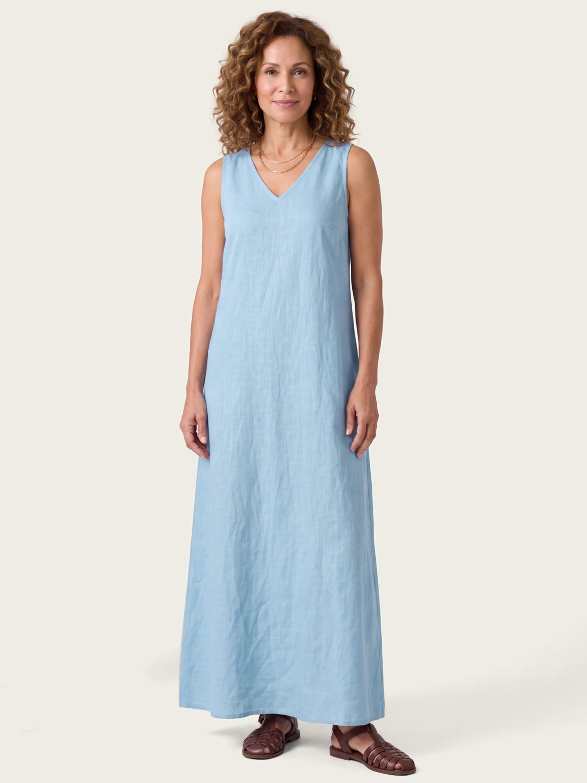 Margot maxi dress styled for warm-weather occasions