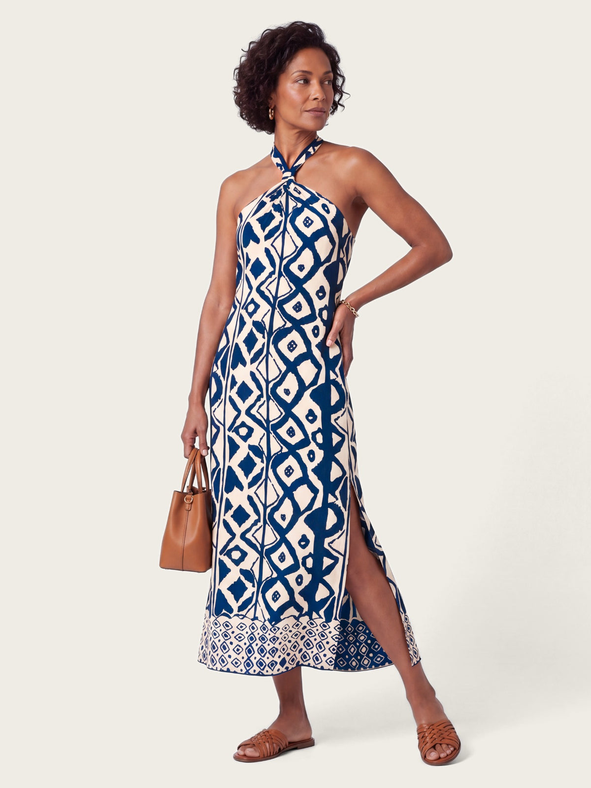 Marrakech maxi dress styled for warm-weather occasions