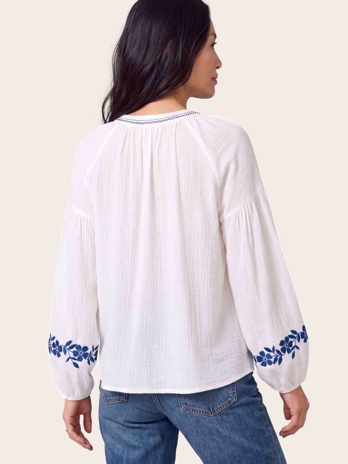 Provence blouse shown front on – LIRAE LONDON