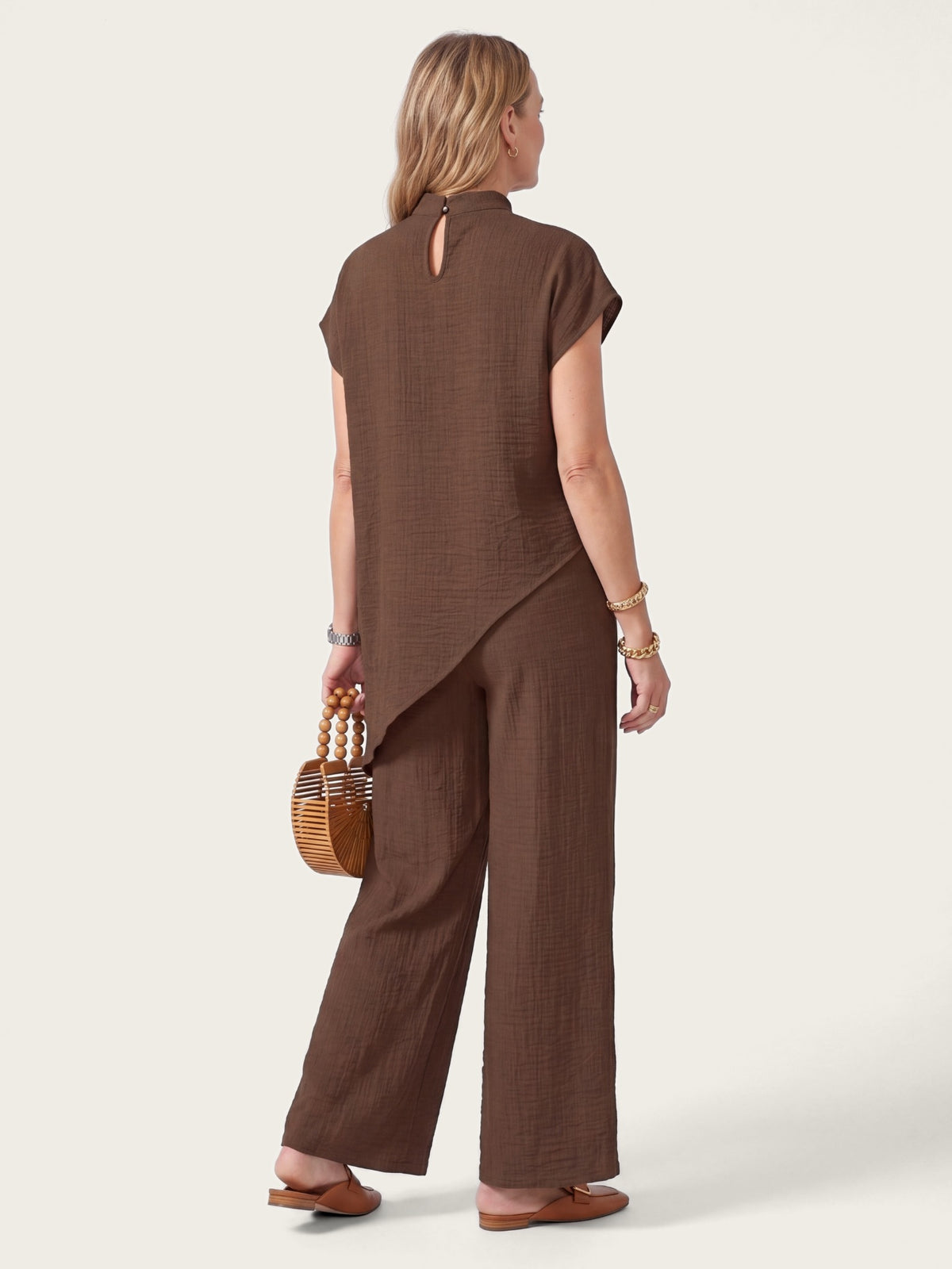 Sienna co-ord set shown front on – LIRAE LONDON