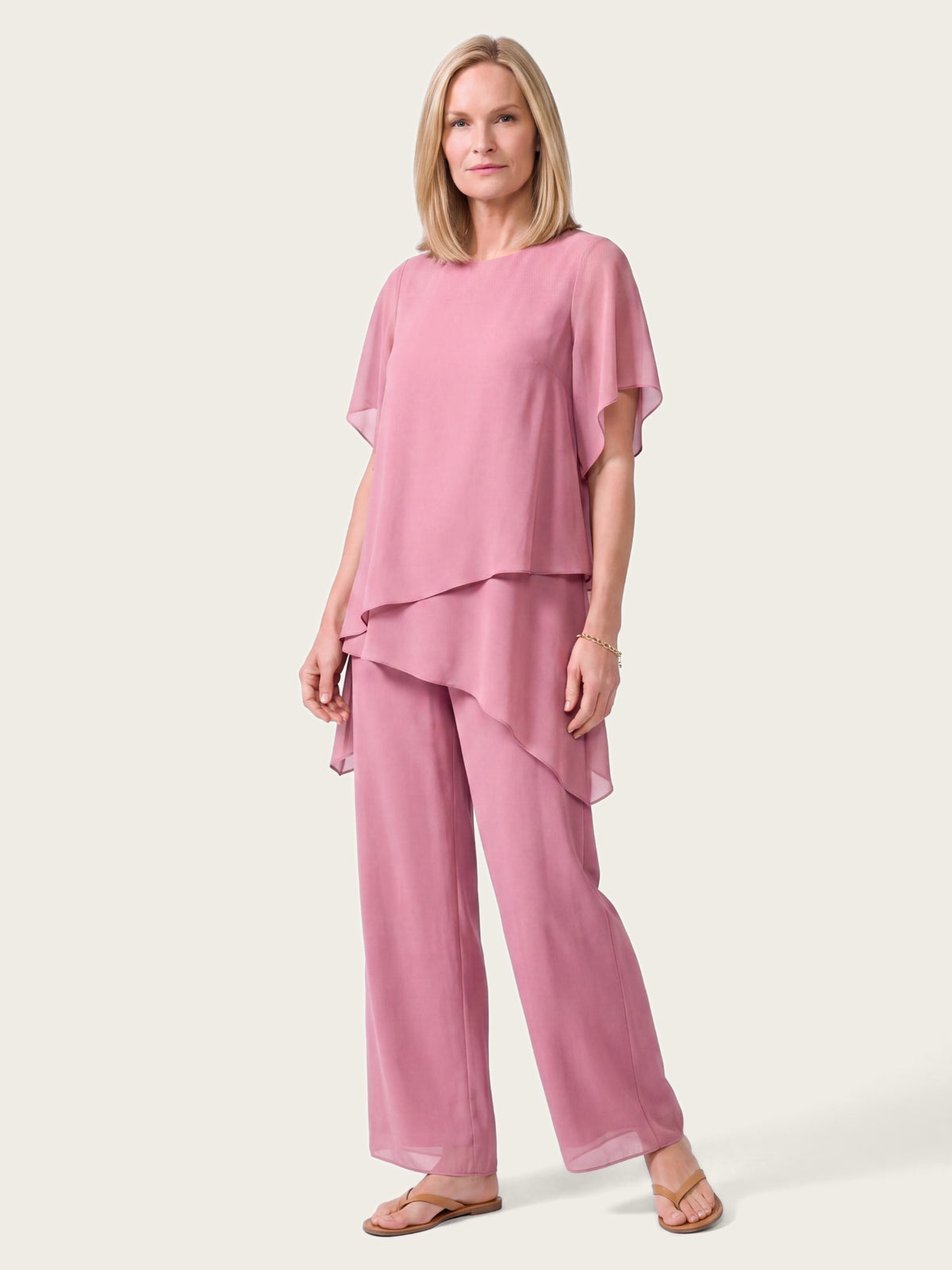 Valentina co-ord set styled for warm-weather occasions