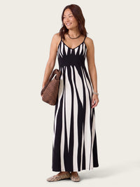 Vivienne Graphic Print Maxi Dress
